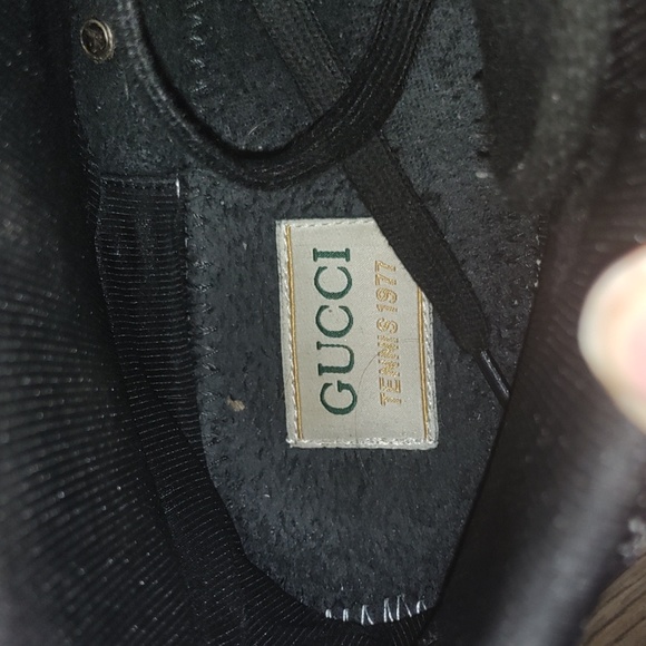 Gucci men's off the grid high top sneakers 10 1/2 - Picture 2 of 3